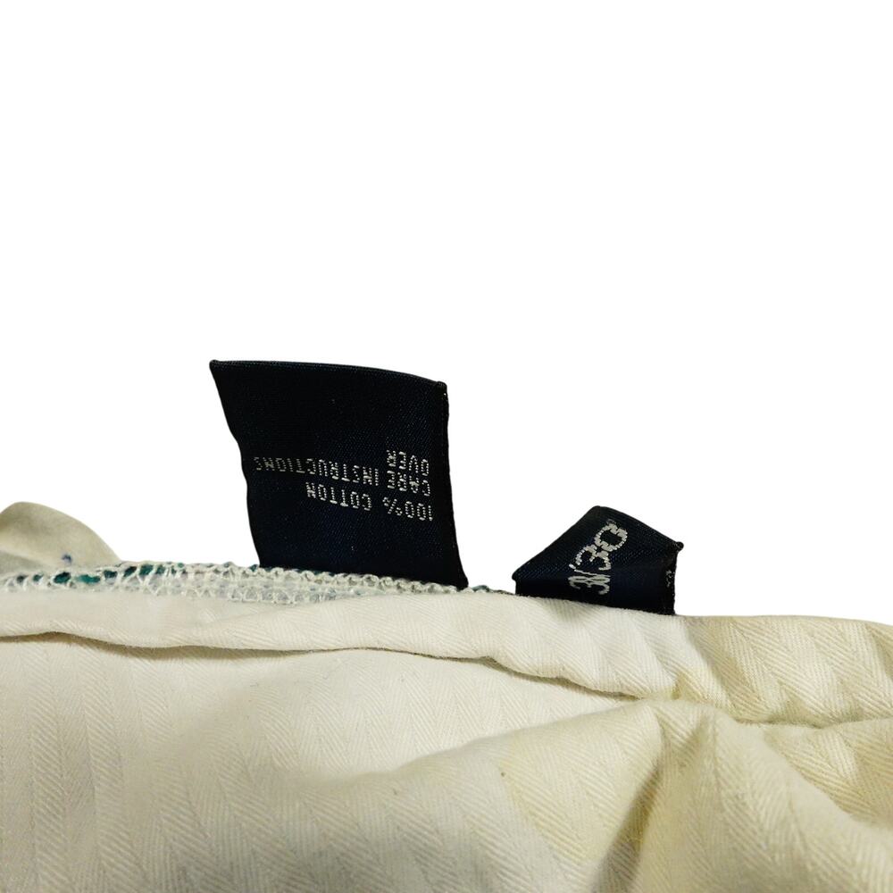 Ralph Lauren Vintage Christmas Golf Plaid Cotton 90s Y2K Old Money Pants 38x30 - Picture 7 of 8